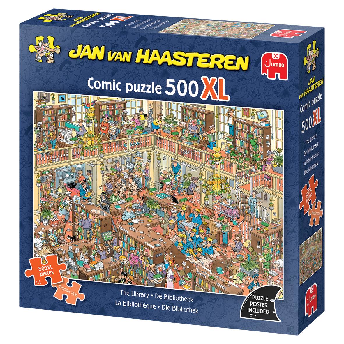 Jan van Haasteren 500XL - Die Bibliothek (500 Teile)