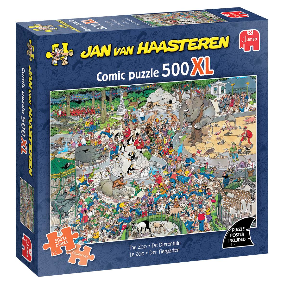 Jan van Haasteren 500XL - Der Tiergarten (500 Teile)