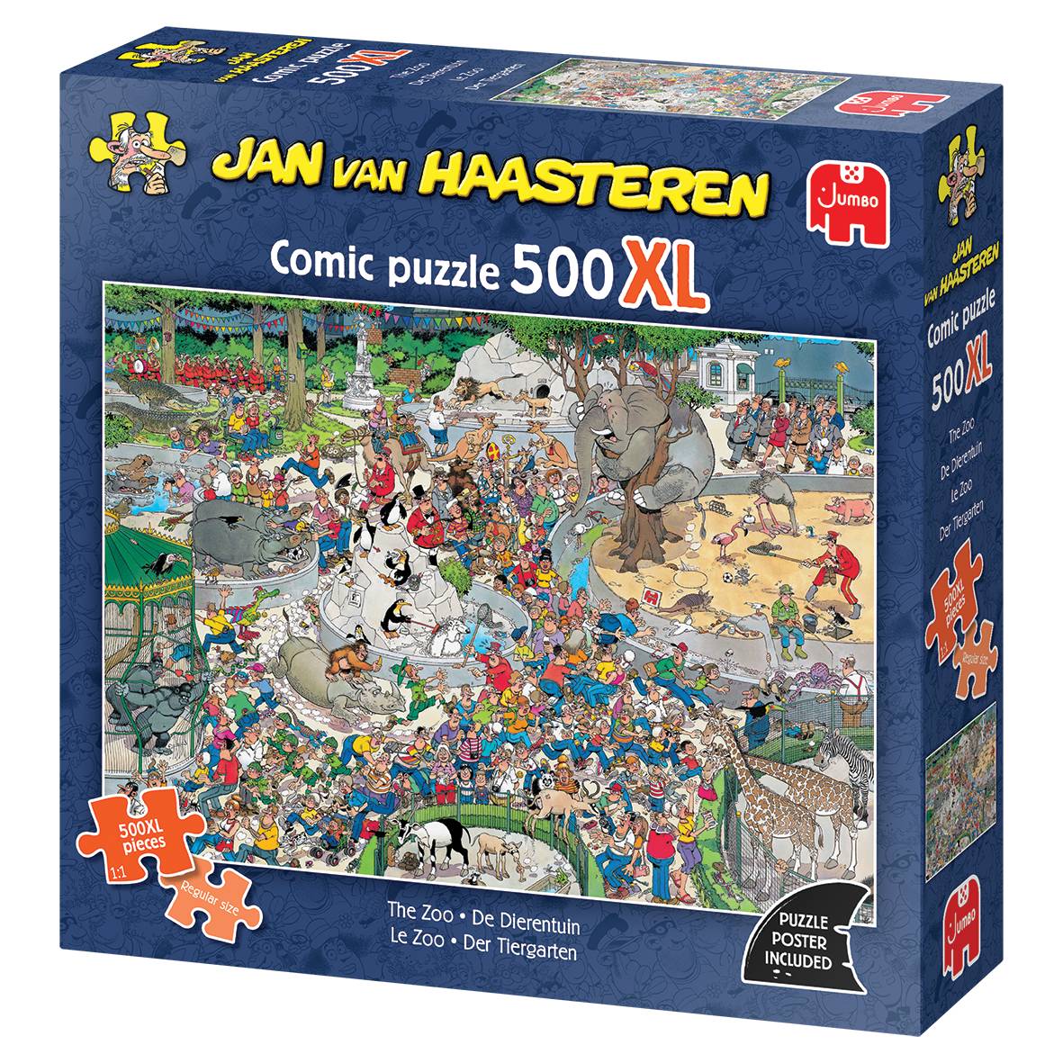 Jan van Haasteren 500XL - Der Tiergarten (500 Teile)