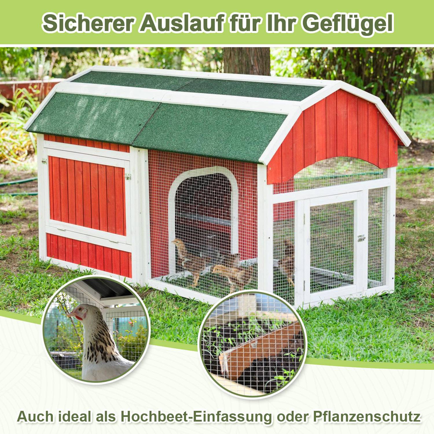 Drahtgitter Verzinkt 6,3 mm Maschenweite 0.5 m Höhe x 10 m Länge Volierendraht Hasendraft Gitterrolle Zaun Drahtzaun Maschendraht Gartenzaun für Ga