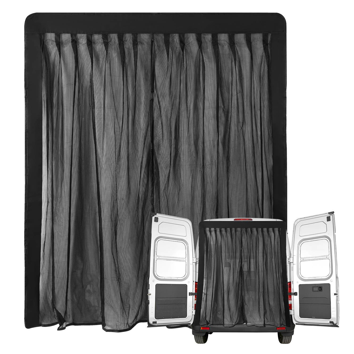 Auto Moskitonetz für Autotür 180×150 cm Magnet Fliegengitter Insektenschutznetz für Auto Van SUV Camping