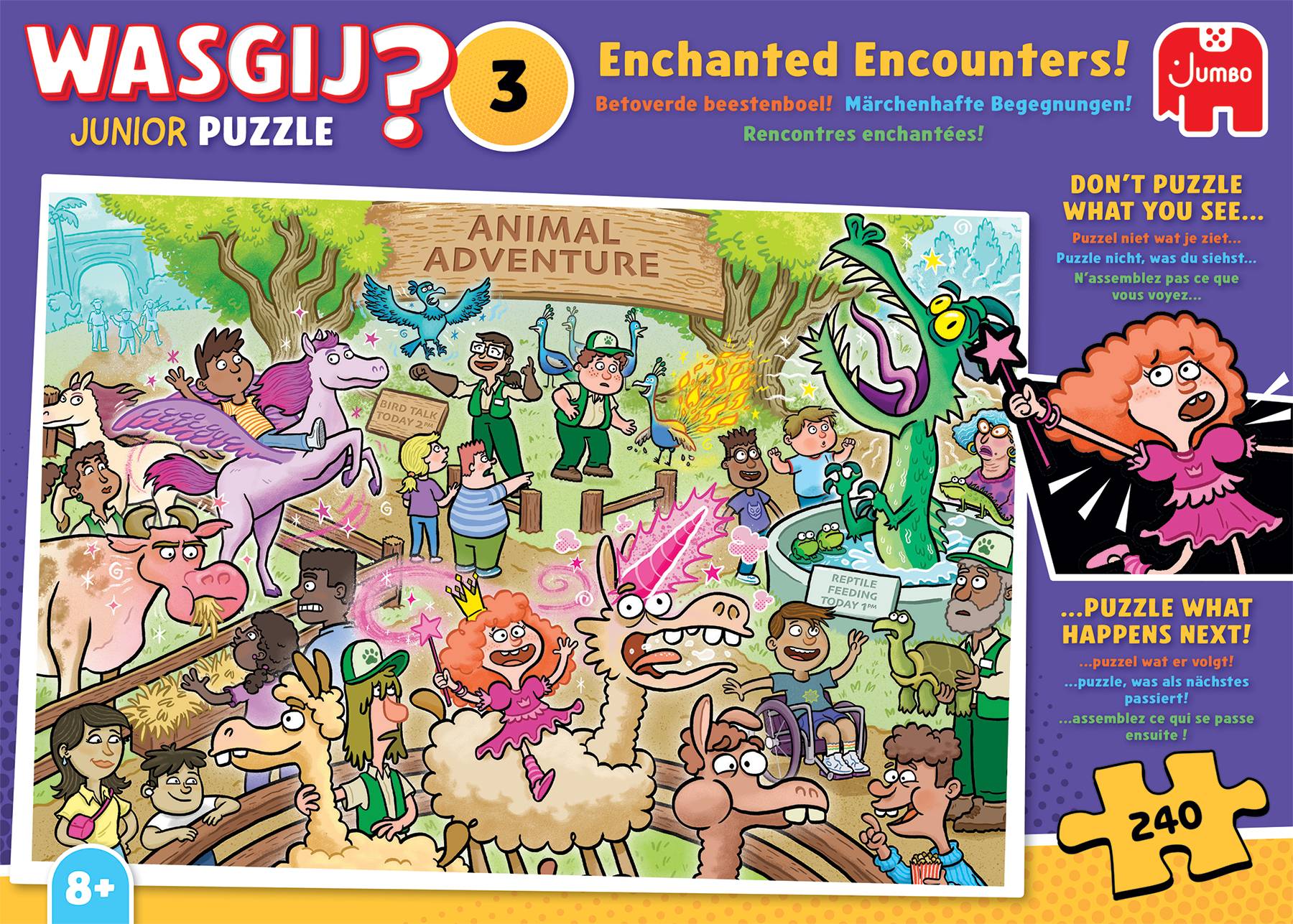 Wasgij Junior 3 - Märchenhafte Begegnungen! (240 Teile Puzzle)