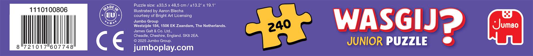 Wasgij Junior 1 - Eiskalter Schrecken! (240 Teile Puzzle)