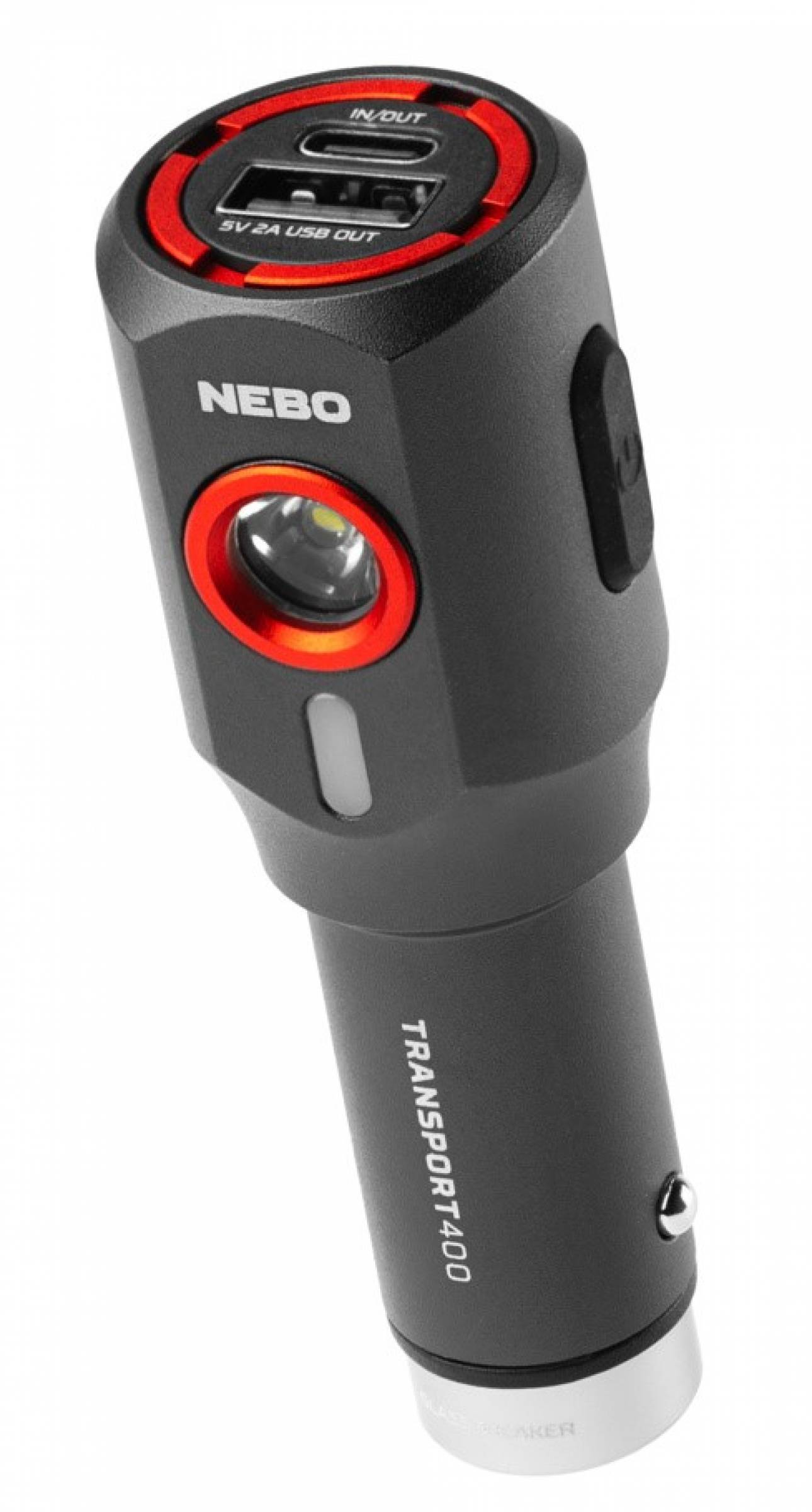 NEBO KFZ-​Taschenlampe Transport 400 Glasbrecher 400 Lumen
