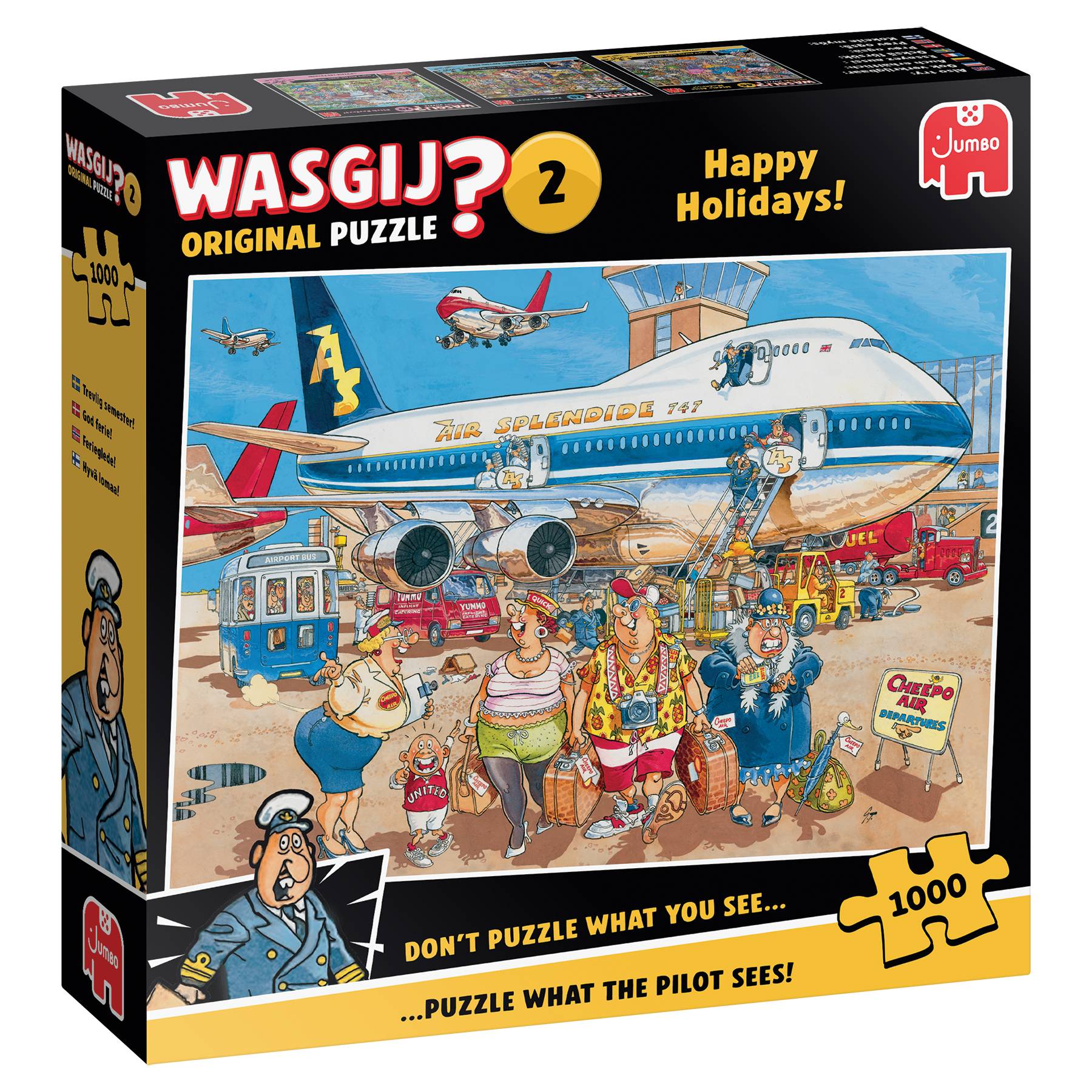 Wasgij Original 2, Schöne Ferien, 1000 Teile Puzzle