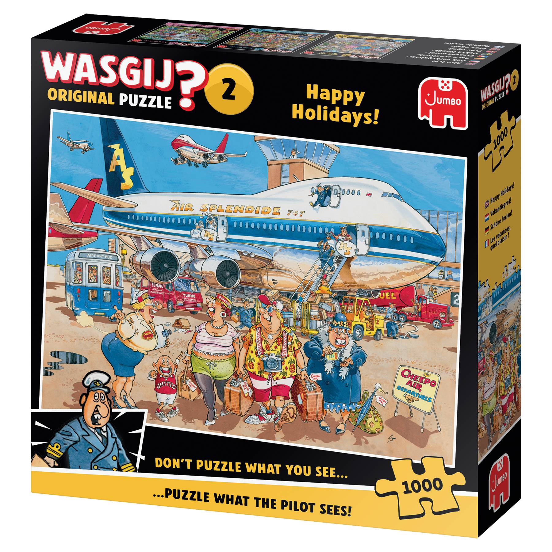 Wasgij Original 2, Schöne Ferien, 1000 Teile Puzzle