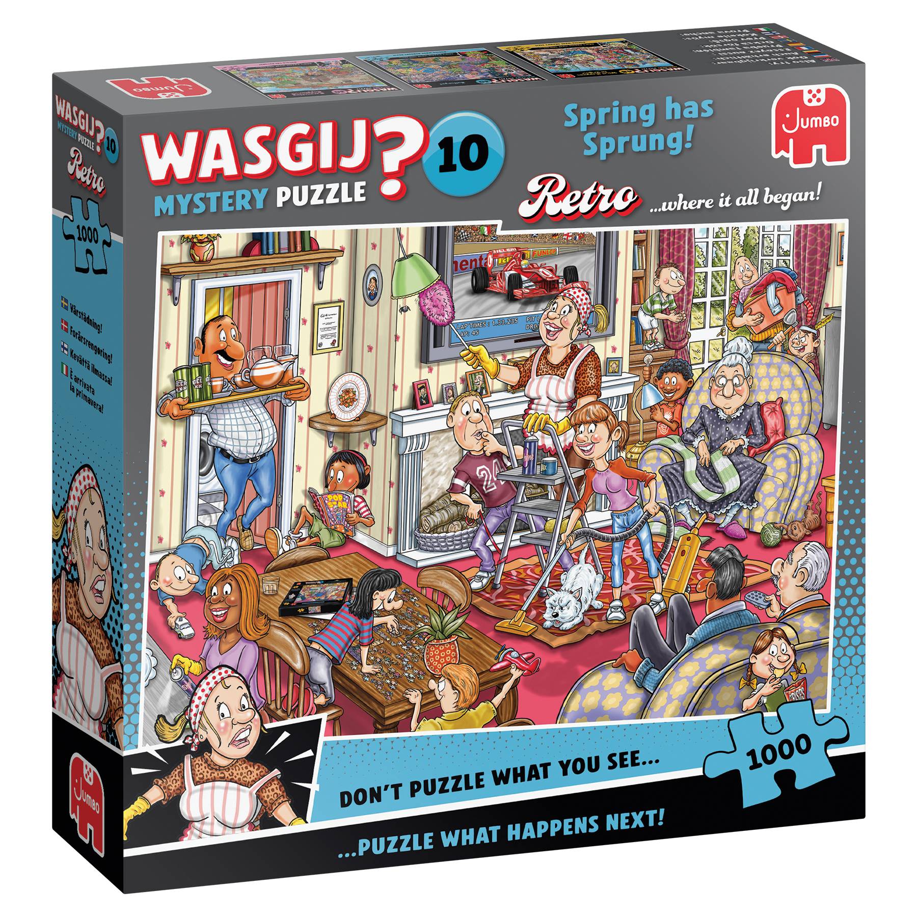 Wasgij Mystery Retro 10, Endlich Frühling!, 1000 Teile Puzzle