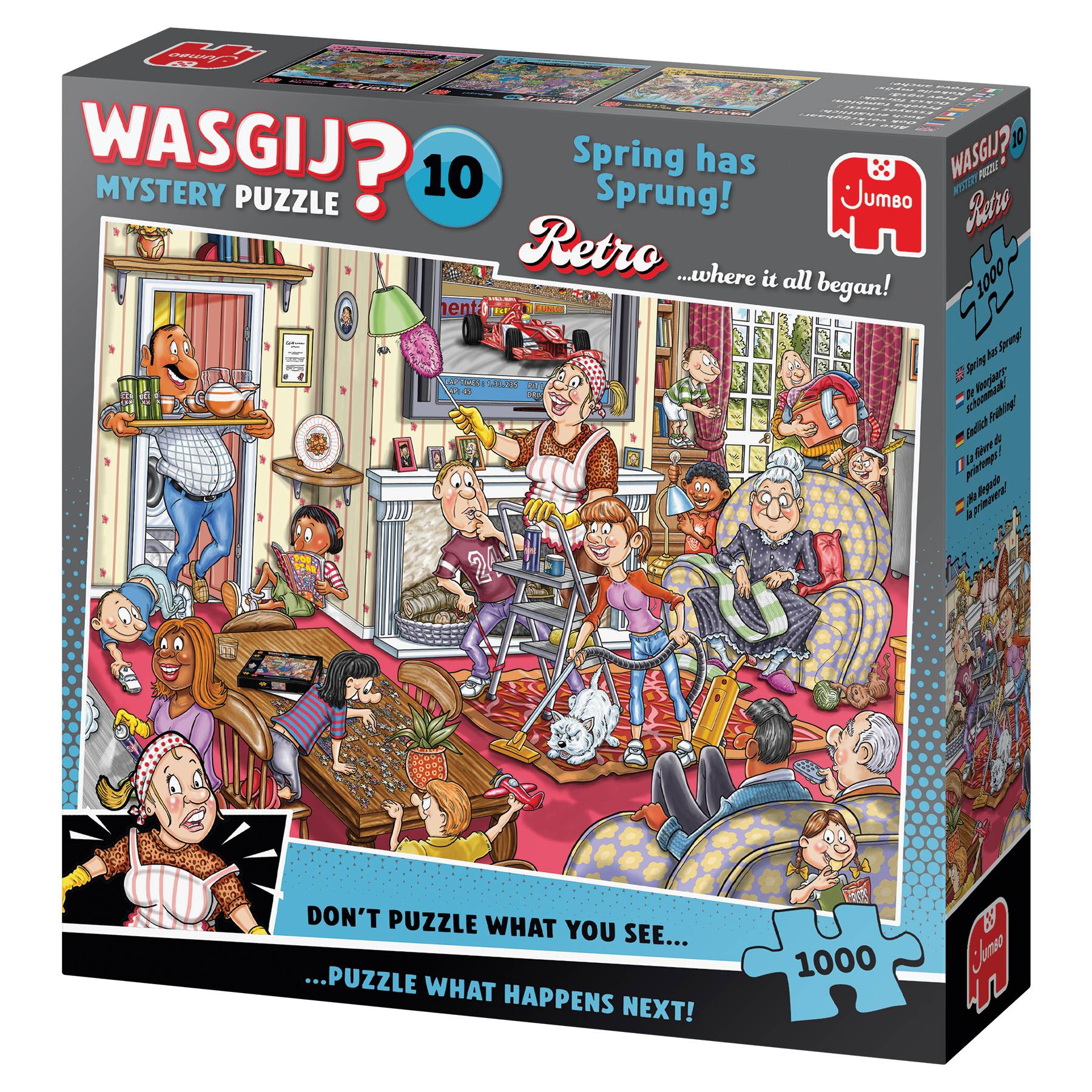 Wasgij Mystery Retro 10, Endlich Frühling!, 1000 Teile Puzzle