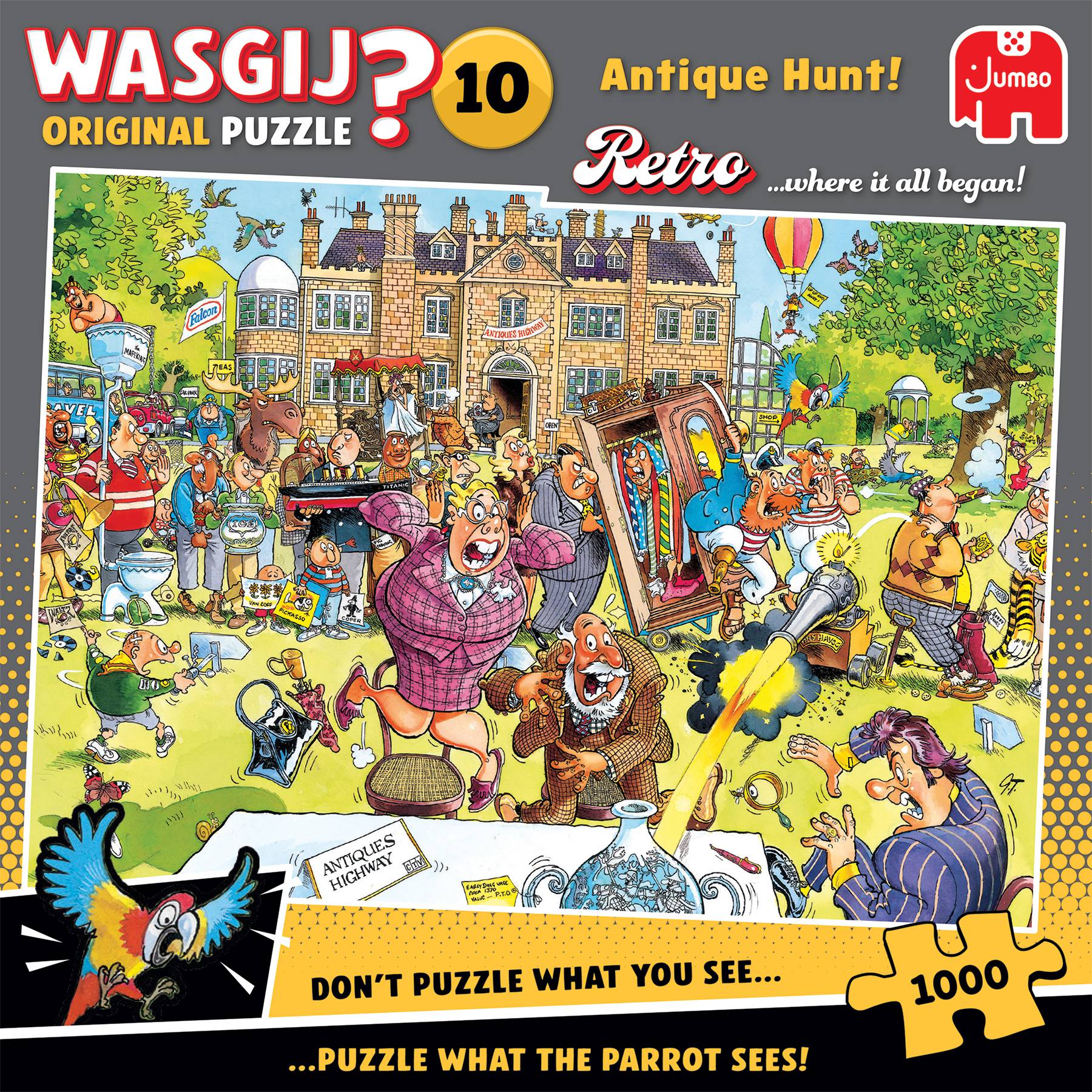 Wasgij Original Retro 10, Antiquitätenjagd!, 1000 Teile Puzzle