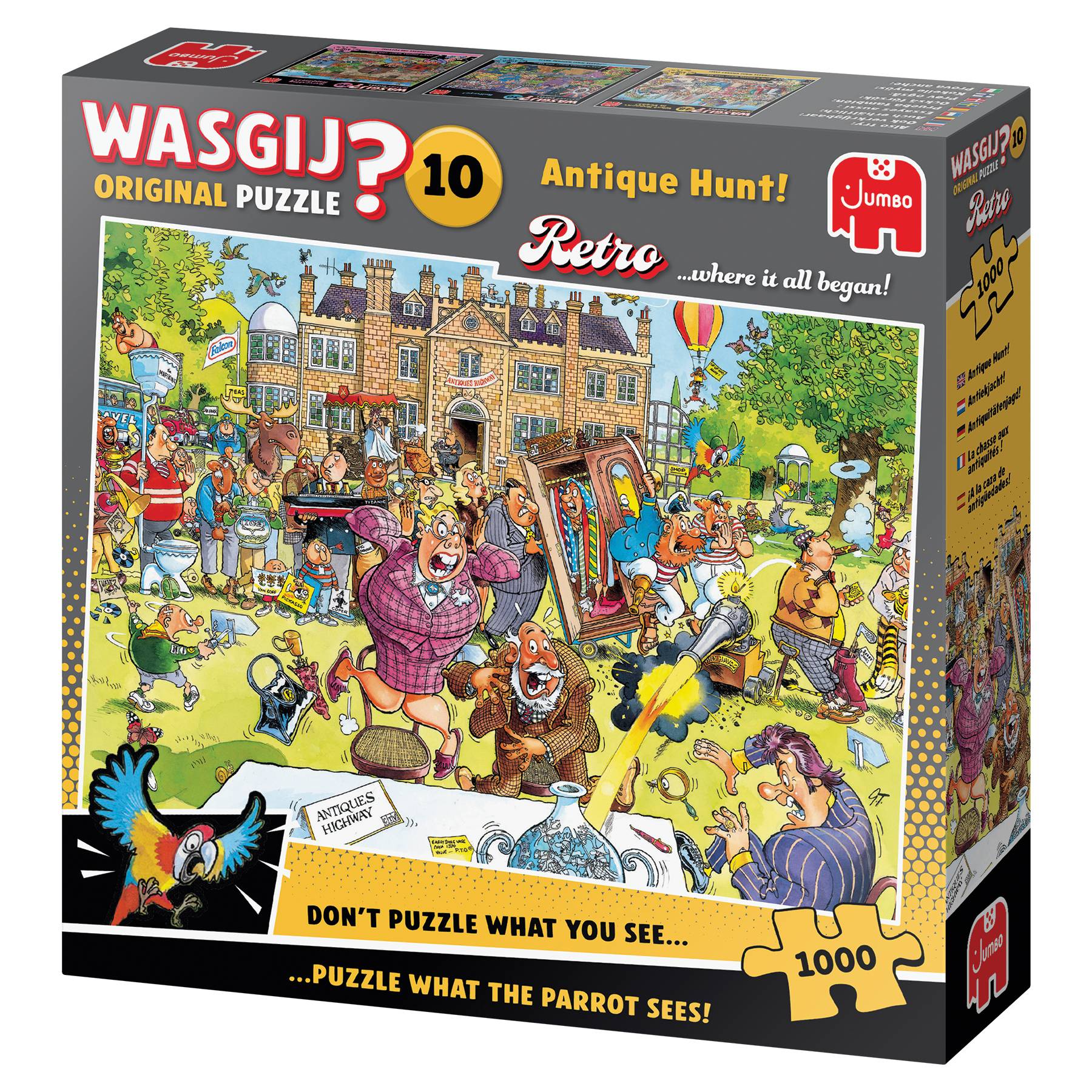 Wasgij Original Retro 10, Antiquitätenjagd!, 1000 Teile Puzzle