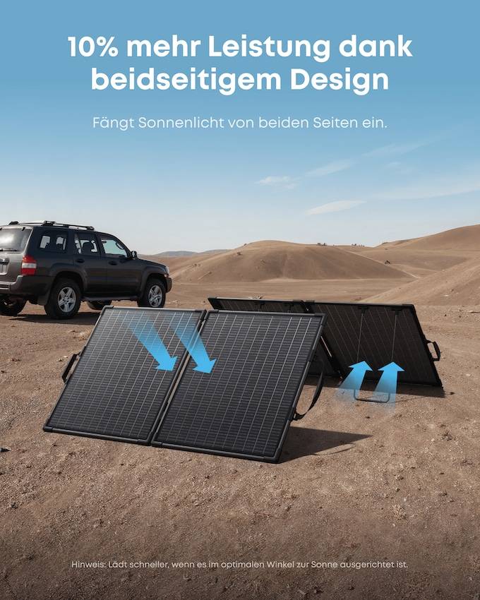 ANKER SOLIX Solarpanel PS100 B, tragbar