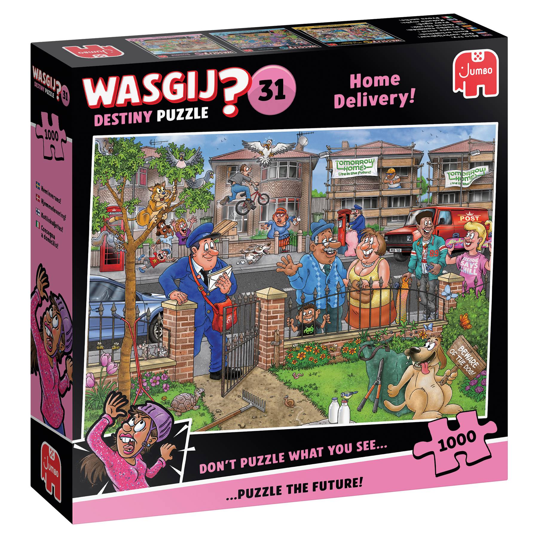 Wasgij Destiny 31 - Lieferung frei Haus - 1000 Teile Puzzle