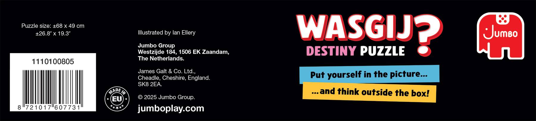 Wasgij Destiny Puzzle 31 - Lieferung frei Haus - 1000 Teile Puzzle