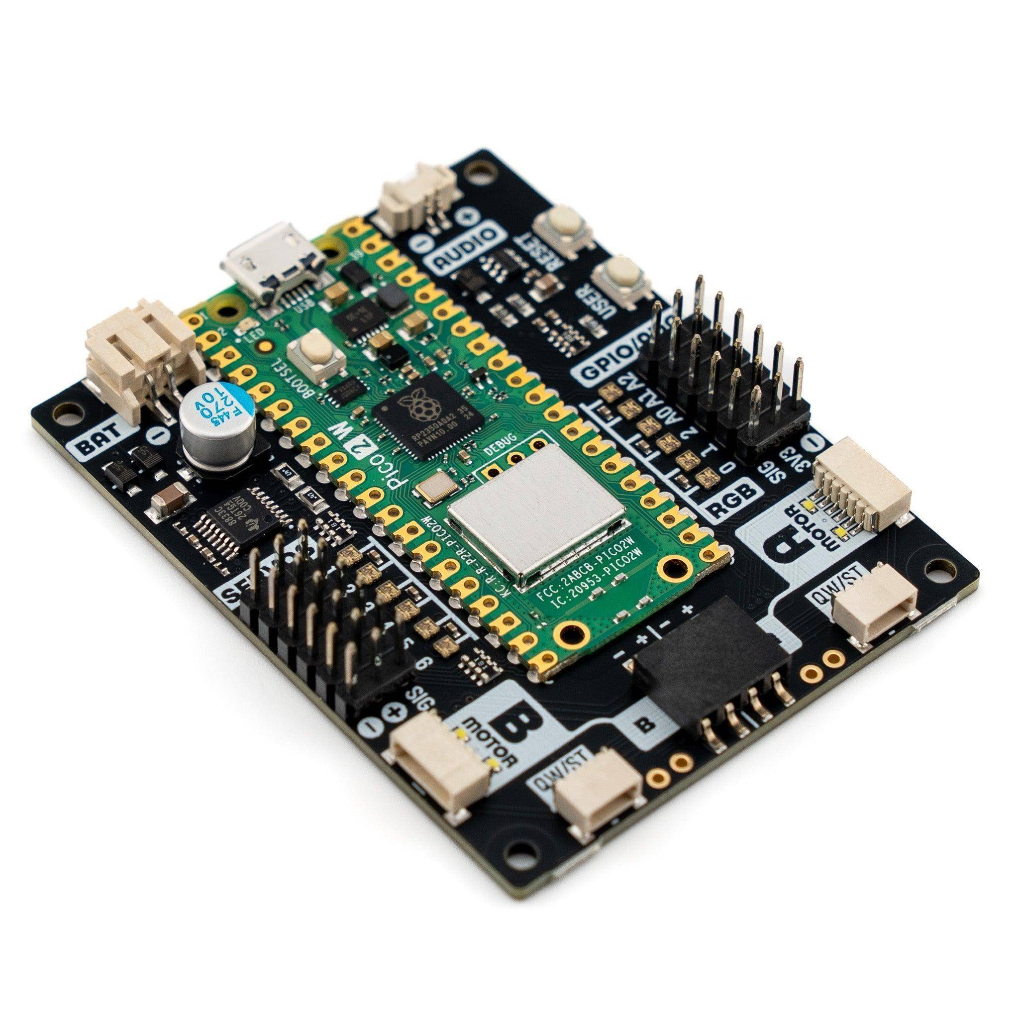 Pimoroni Inventor 2350 W Dev Board Kit, Motorsteuerung, Wi-Fi, BT5.2, 150MHz, 4MB Flash, Pico 2 W