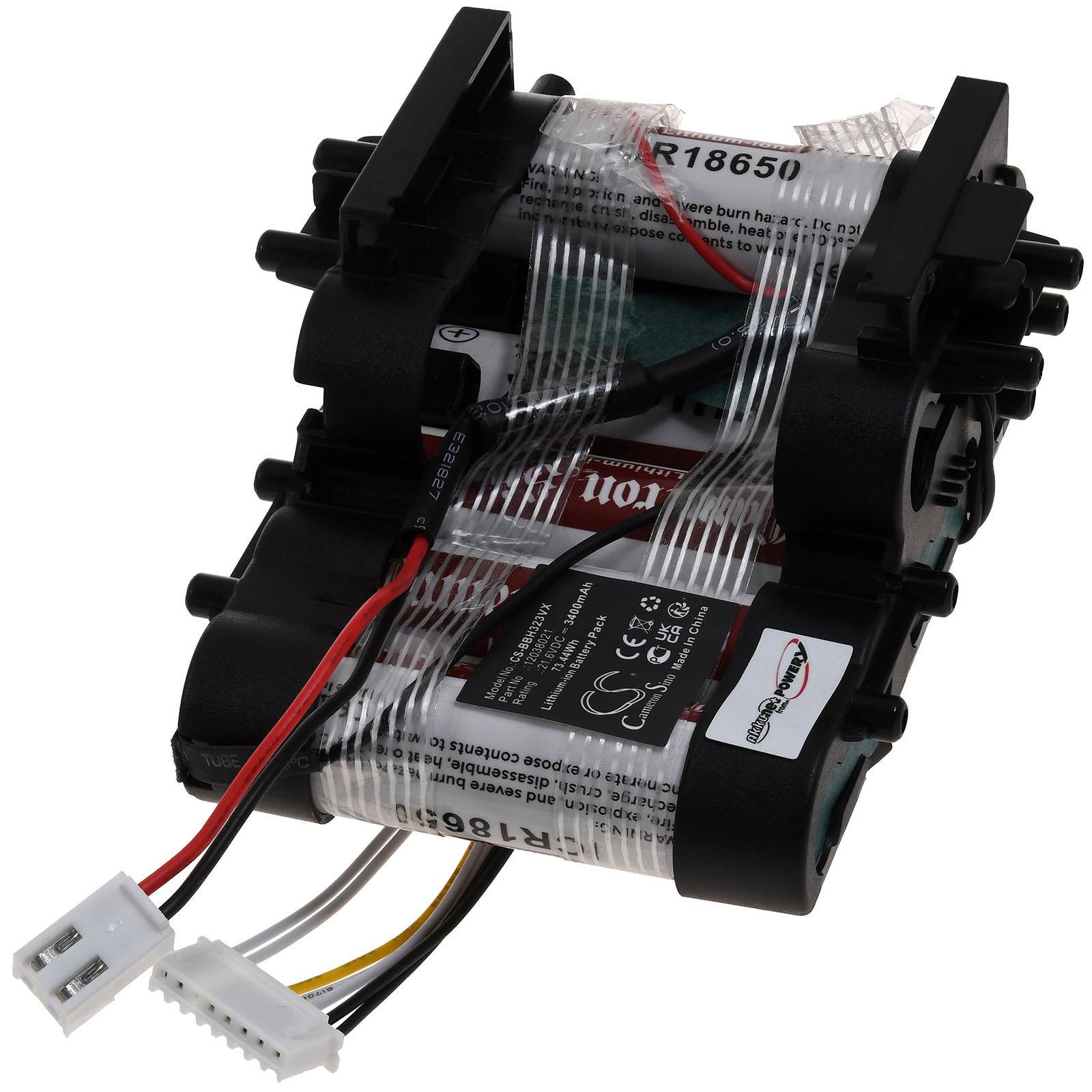 Powery Powerakku für Bosch BCH3K255/03 Staubsauger, 21,6V, Li-Ion