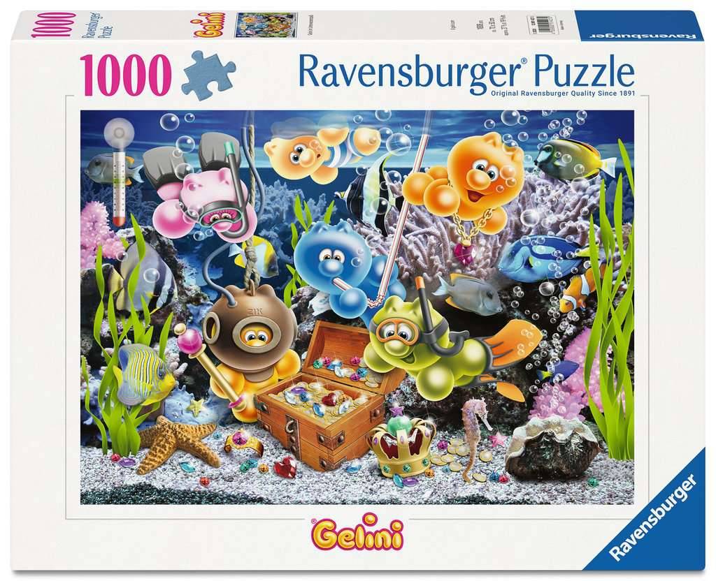 Ravensburger Puzzle – Gelini im Unterwasserspaß (1000 Teile)