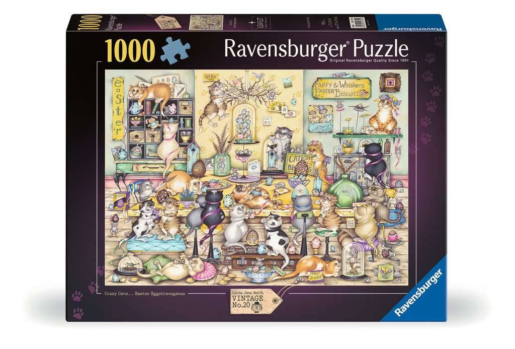 Crazy Cats – 1000 Teile Puzzle von Ravensburger
