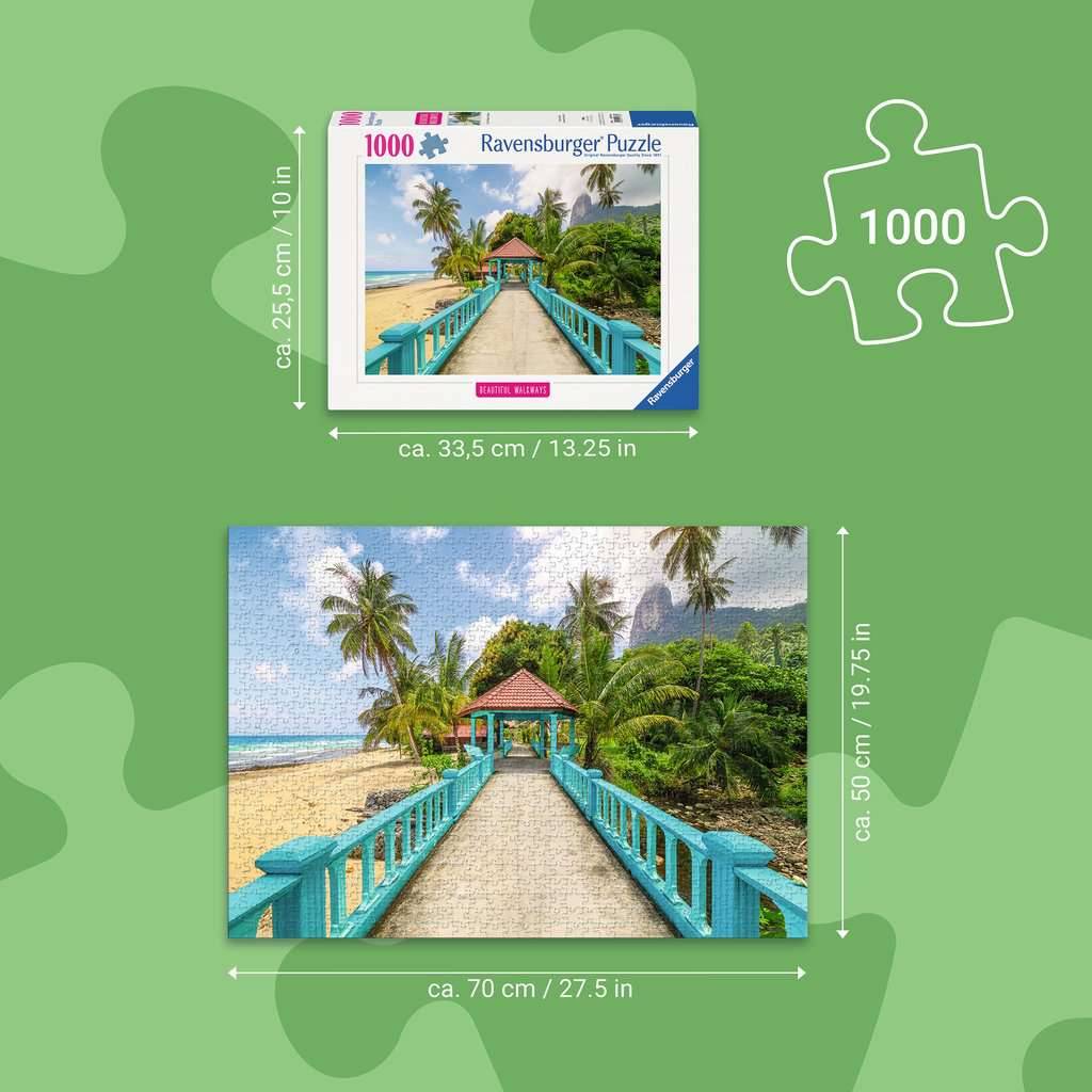 Farbenfrohe Brücke in Malaysia – 1000 Teile Puzzle von Ravensburger