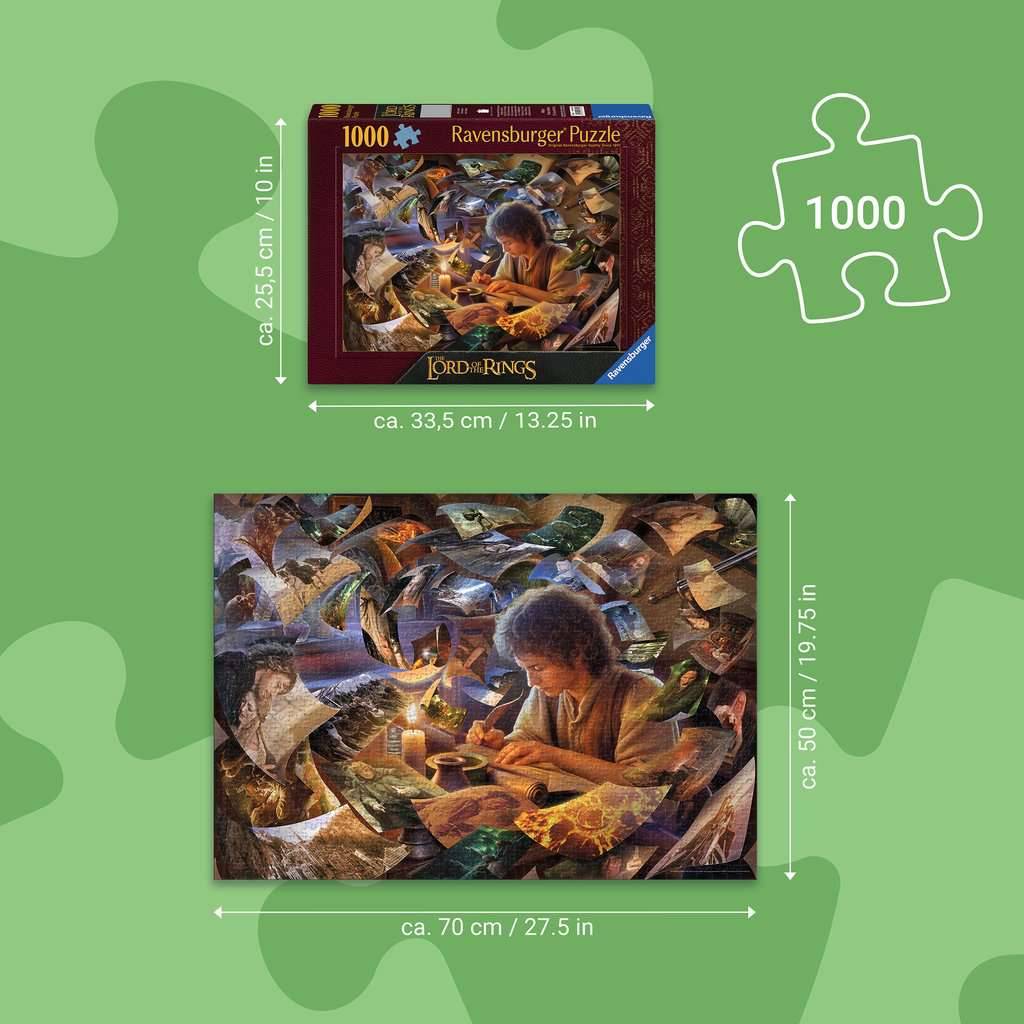 Frodo's Reise – 1000 Teile Puzzle von Ravensburger