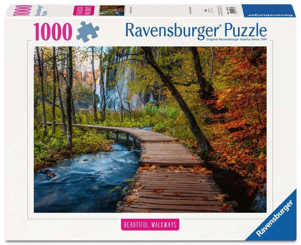 Herbstlicher Waldweg – 1000 Teile Puzzle von Ravensburger