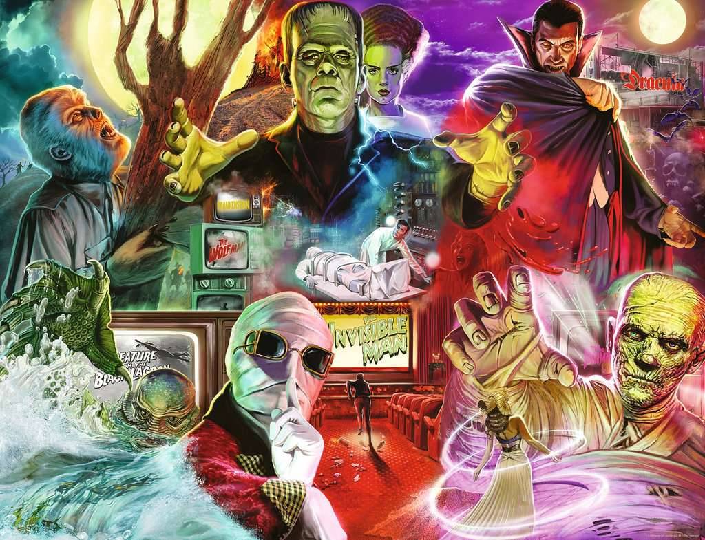 Universal Monsters – 2000 Teile Puzzle von Ravensburger