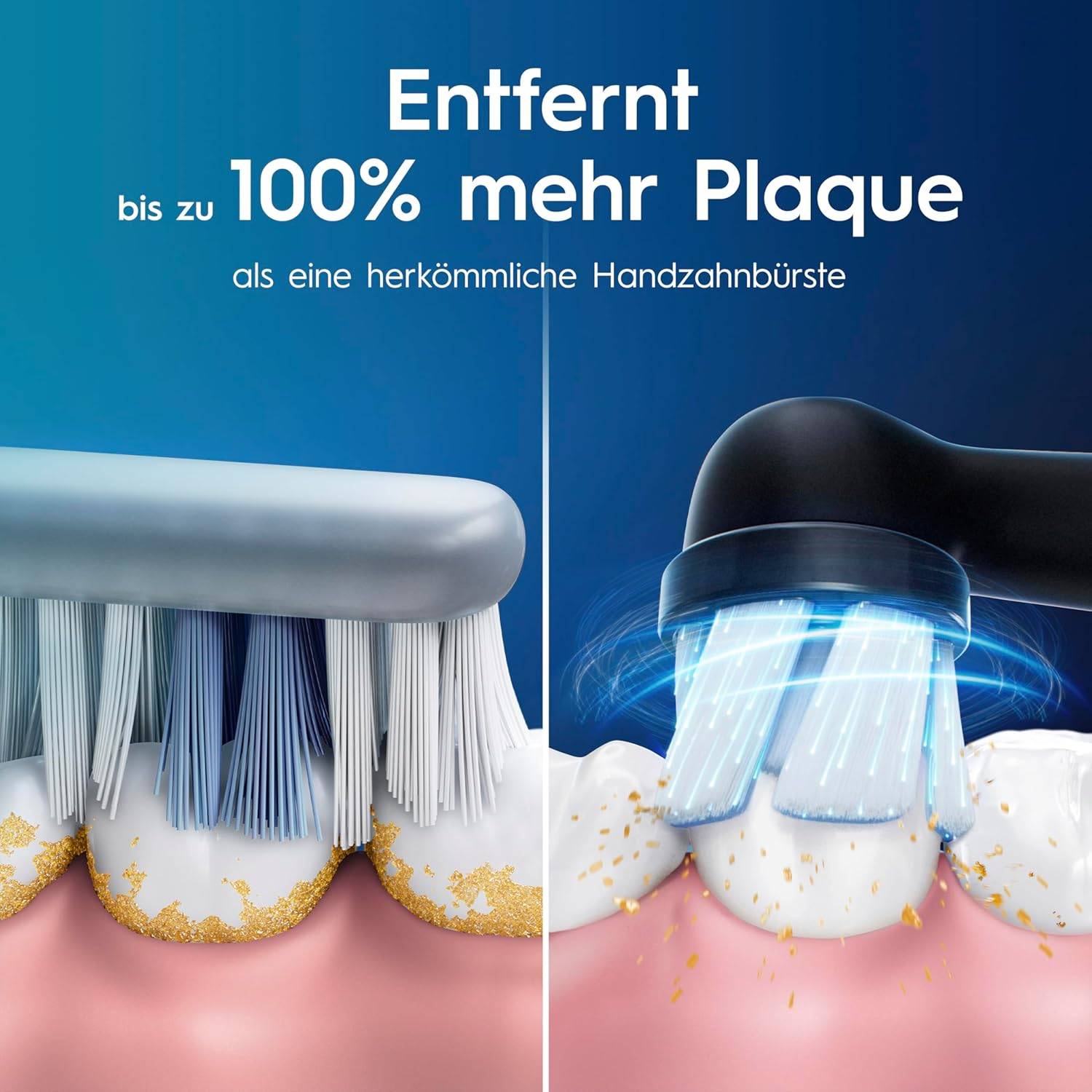 Oral-B iO Series 2 Elektrische Zahnbürsten Doppelp. 2 Aufsteckbürsten Reise-Etui
