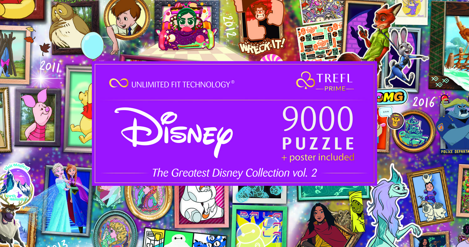 Trefl, The Greatest Disney Collection Vol. 2, 9000 Teile Puzzle