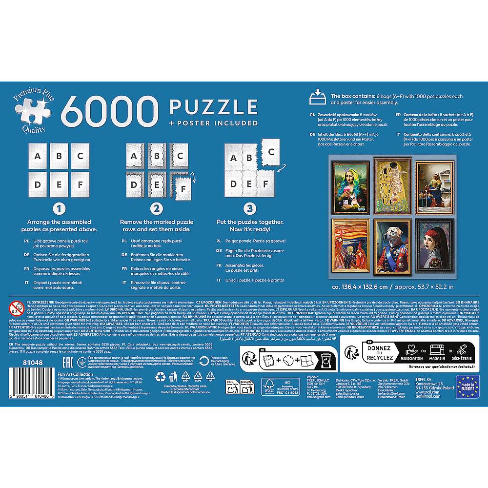 Trefl, Fun Art Collection, 6000 Teile Puzzle
