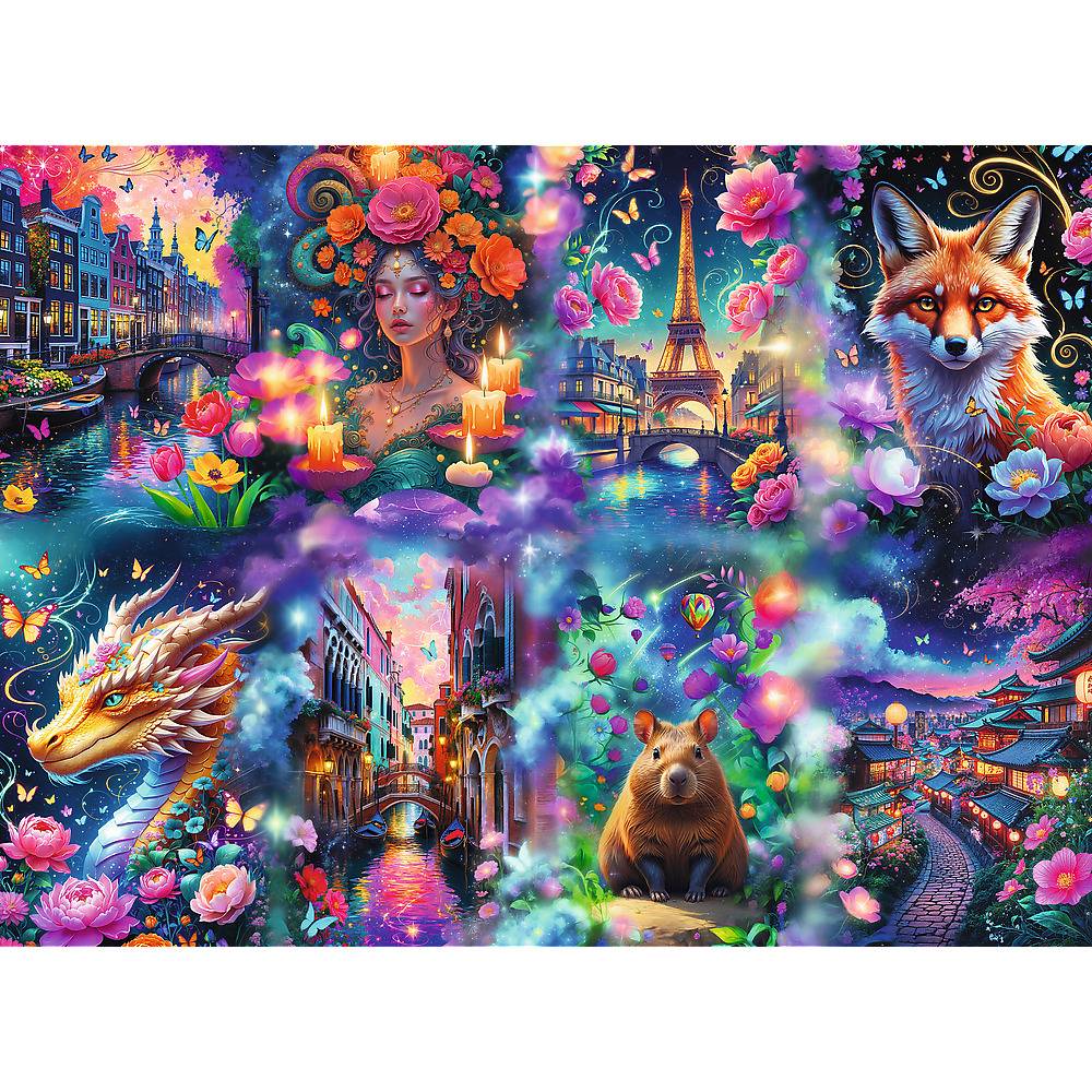 Trefl, Bunte Welt, 8000 Teile Puzzle