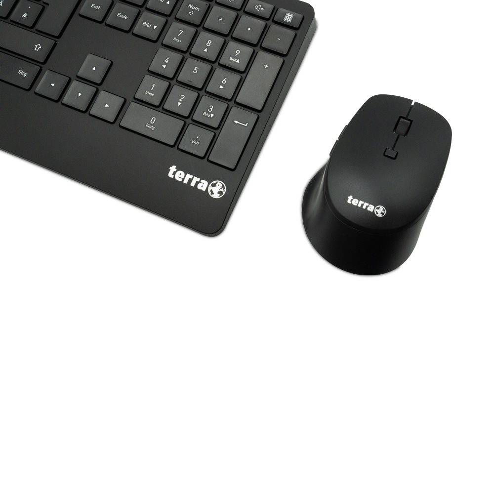 TERRA Desktop 4000 Wireless AES[DE] USB black Copilot Tastatur+Maus - QWERTZ -