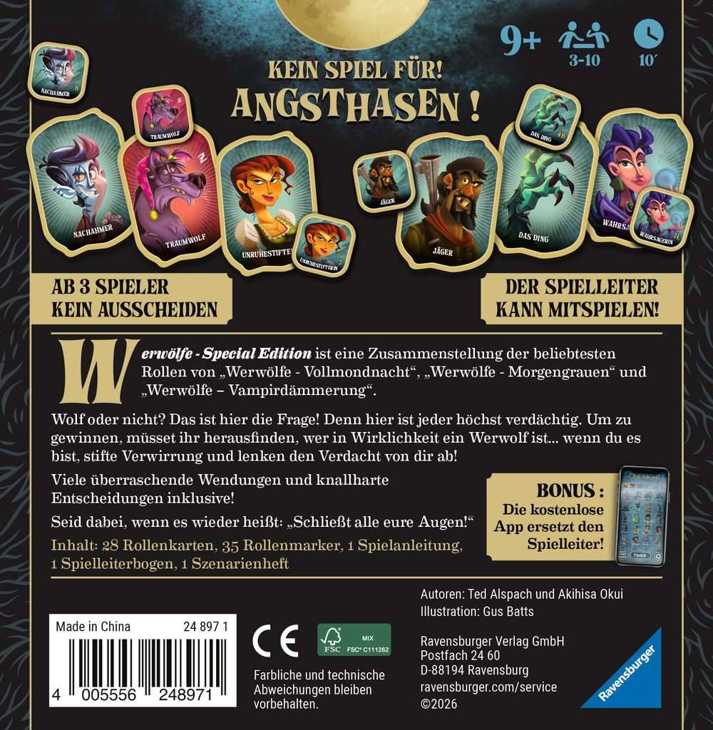 Werwölfe - Special Edition Ravensburger Spiele