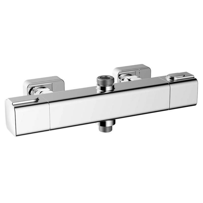 Beitz & Walz AQVATHERM Brause AP Thermostat 1/2" x 3/4" softedge chrom