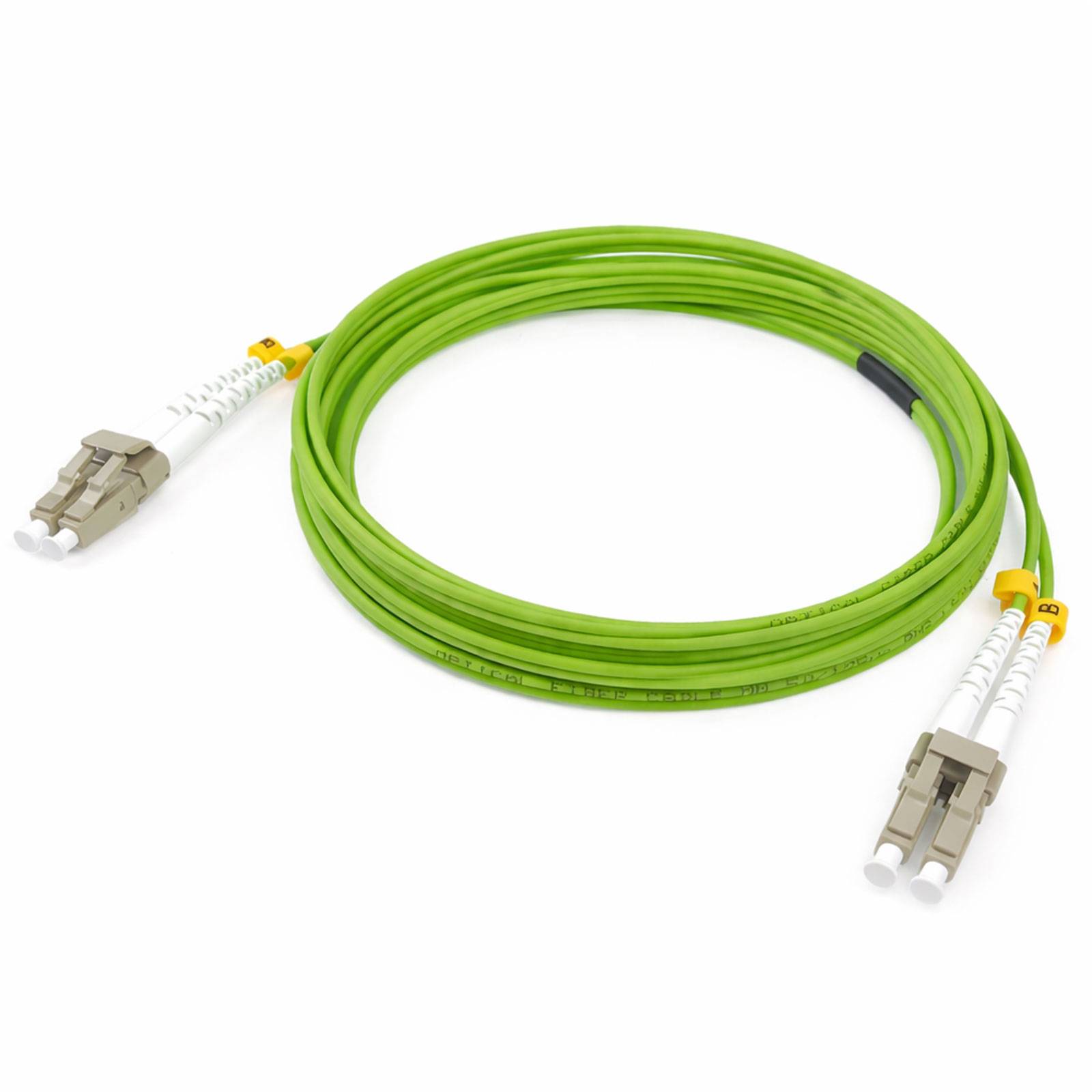 hb-digital LWL Patchkabel LC-LC OM5 Duplex 50/125 µm UPC LSZH 5m