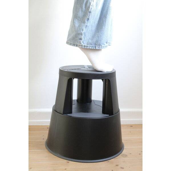 Rollhocker SuperStep Kunststoff schwarz - Banderolenverpackung