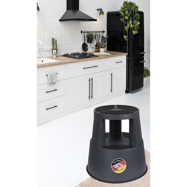 Rollhocker SuperStep Kunststoff grau - Banderolenverpackung