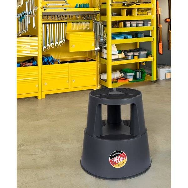 Rollhocker SuperStep Kunststoff grau - Banderolenverpackung