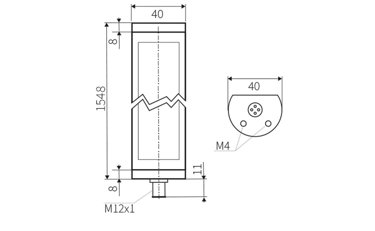 Maschinenleuchte RGB + Weiß - AB012 - autosen