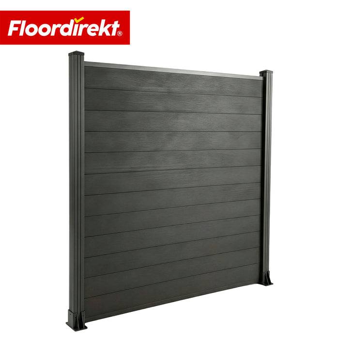 FLOORDIREKT Sichtschutzzaun Ponza - Flexibel & individuell aufbaubar - Aus hochwertigem WPC-Material - 180 x 180