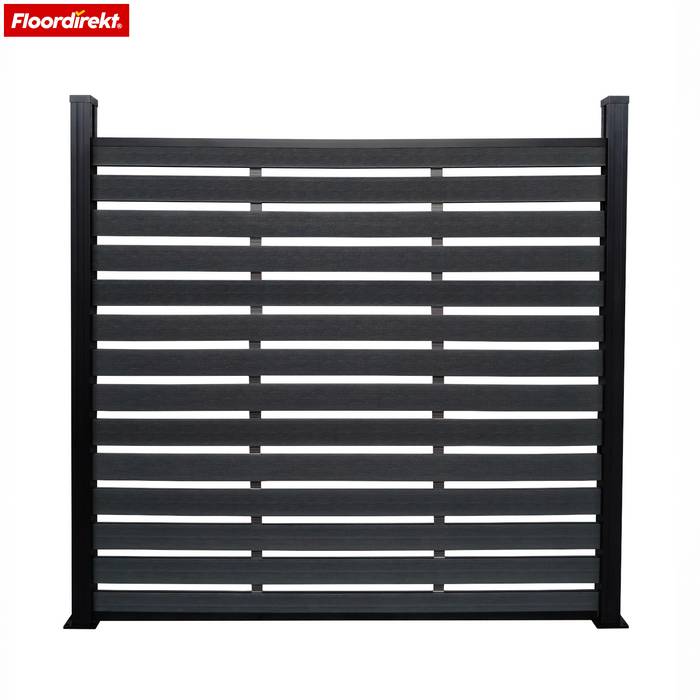FLOORDIREKT Sichtschutzzaun Capri - Flexibel & individuell aufbaubar - Aus hochwertigem WPC-Material - 180 x 180