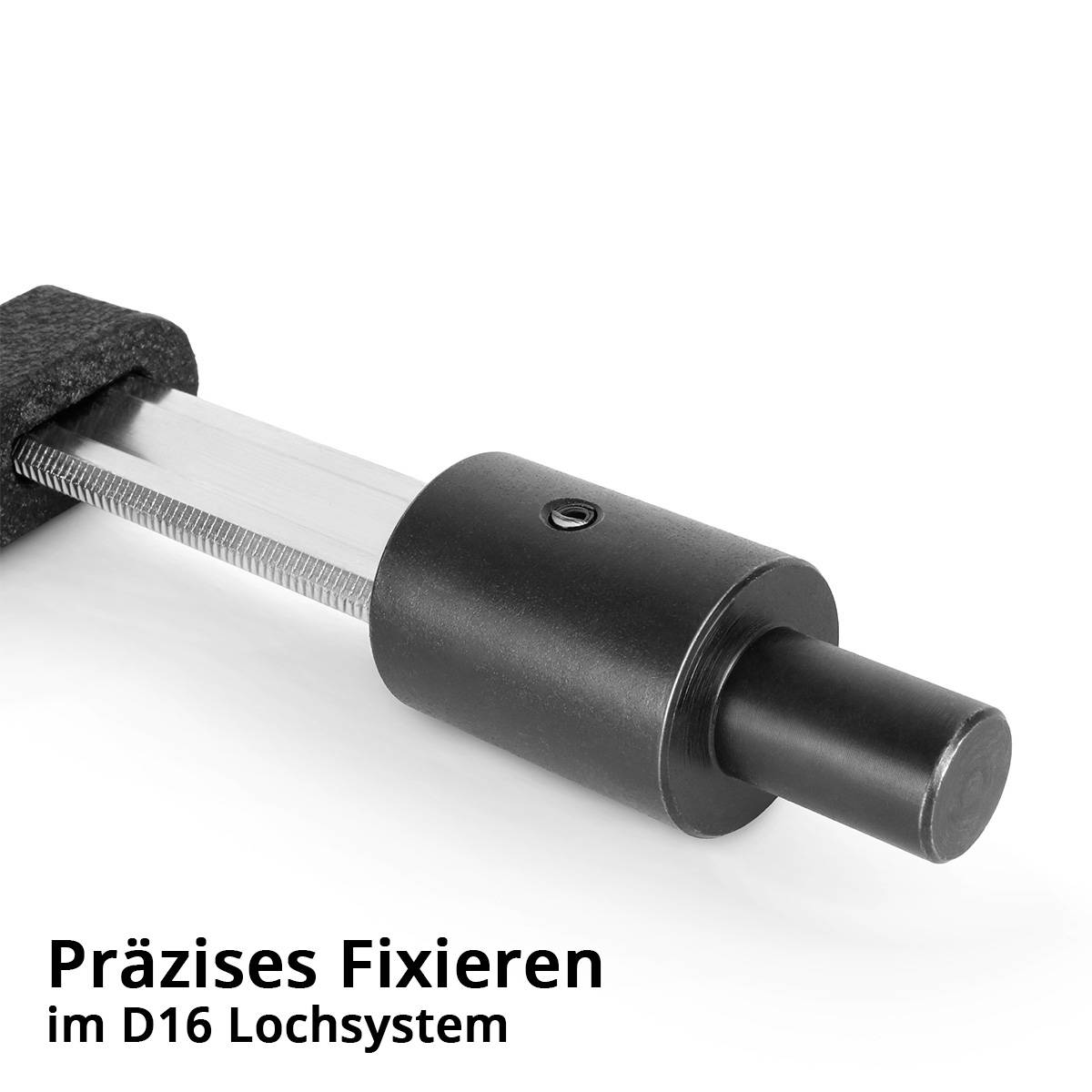 STAHLWERK Schraubzwinge für Schweißtische 80 x 200 mm D 16 Lochsystem