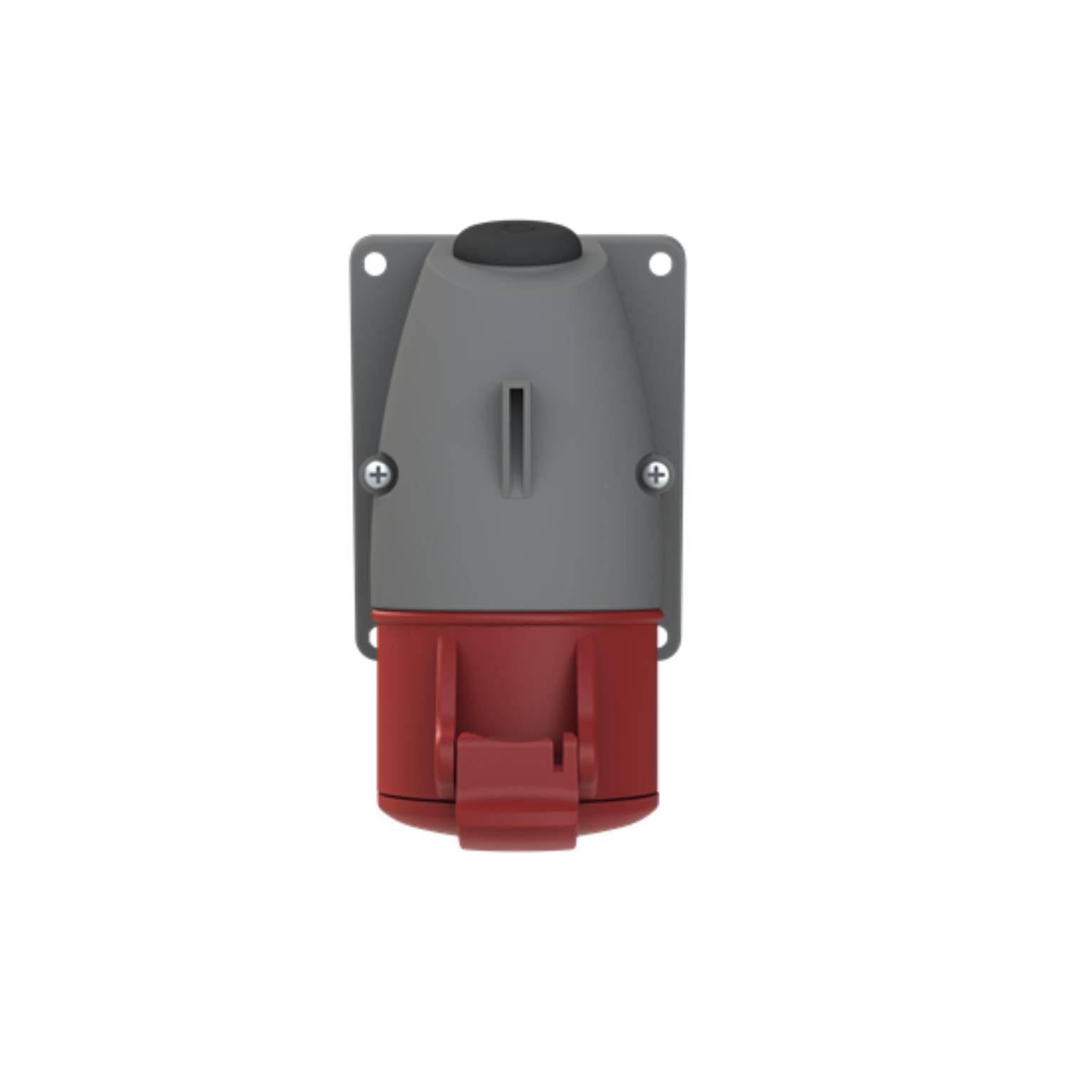 Amphenol 16 Ampere CEE Wandsteckdose 5-polig (3P+N+PE) Buchse, Kodierung 6h rot 200/346V bis 240/415V Frequenz 50 und