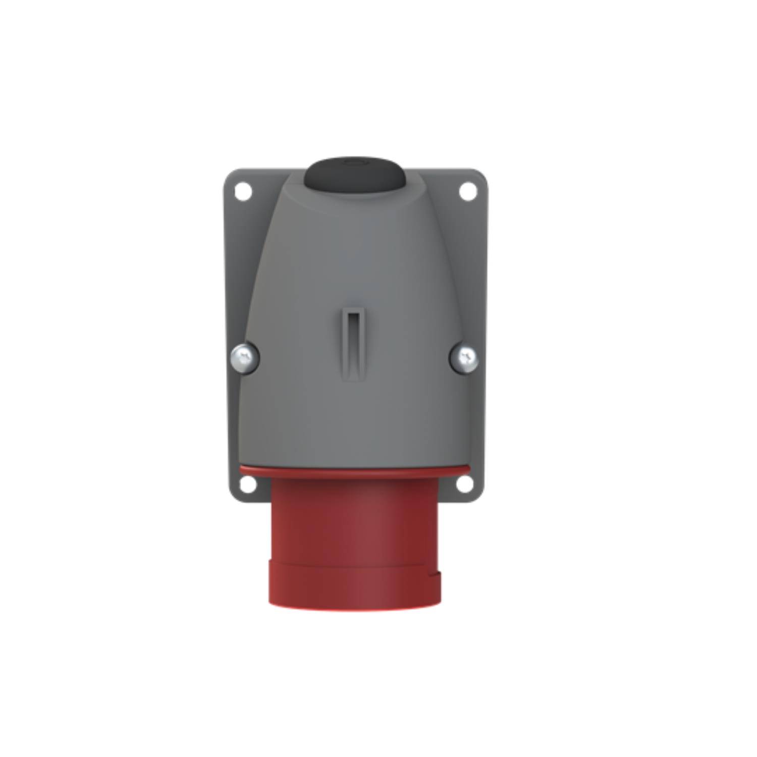 Amphenol 16 Ampere CEE Wandsteckverbinder 4-polig (3P+PE) Stift, Kodierung 6h rot 380/415V Frequenz 50 und 60Hz - 1