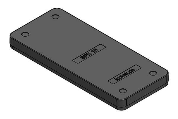 icotek Blindplatte für Ausbruch 16B Montageausschnitt 86,0mm x 36,0mm - 10 Stück