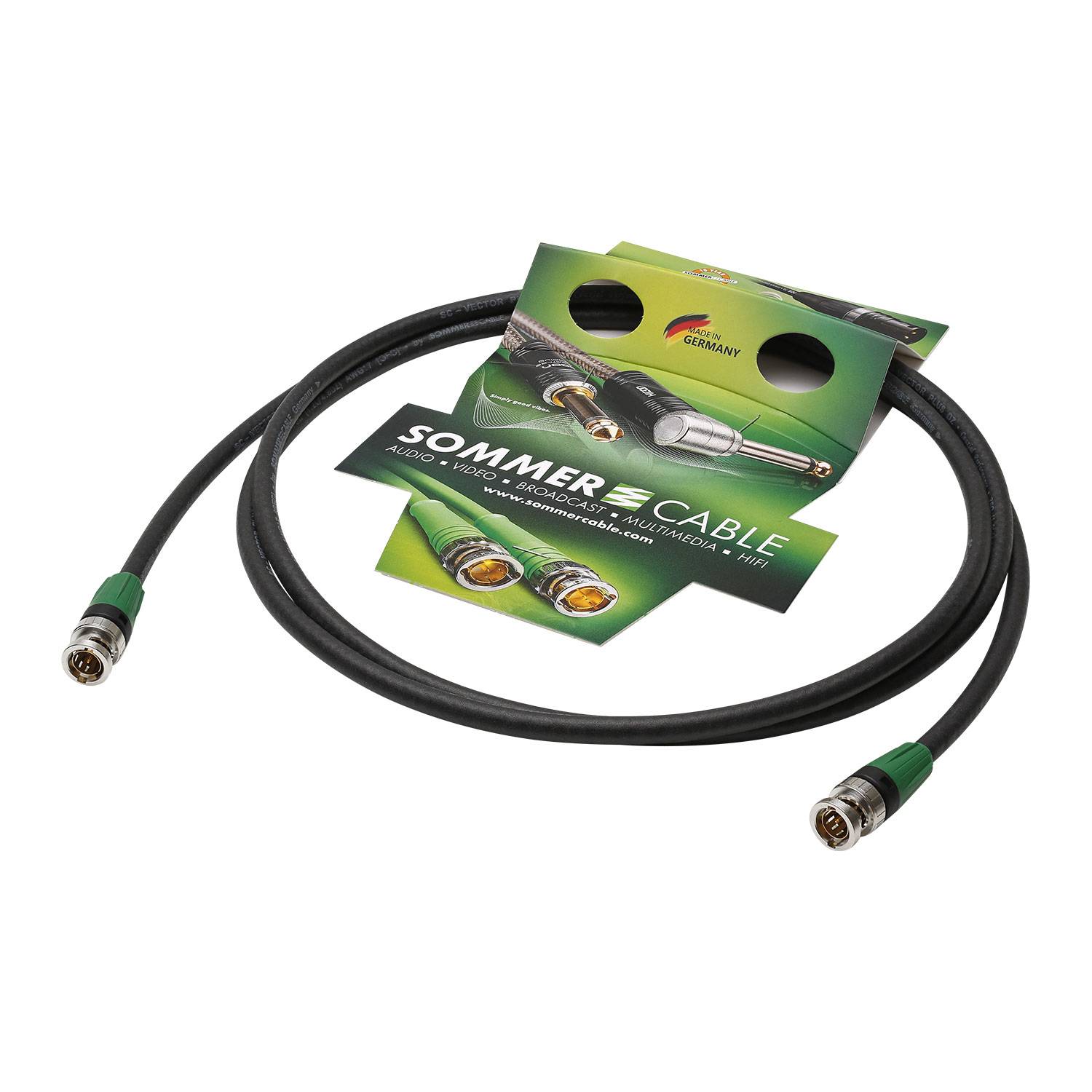 Video-Patchkabel 3G SC-Vector PLUS 1.2/4.8 DZ, 1 x 0,88 mm² | BNC / BNC, NEUTRIK®