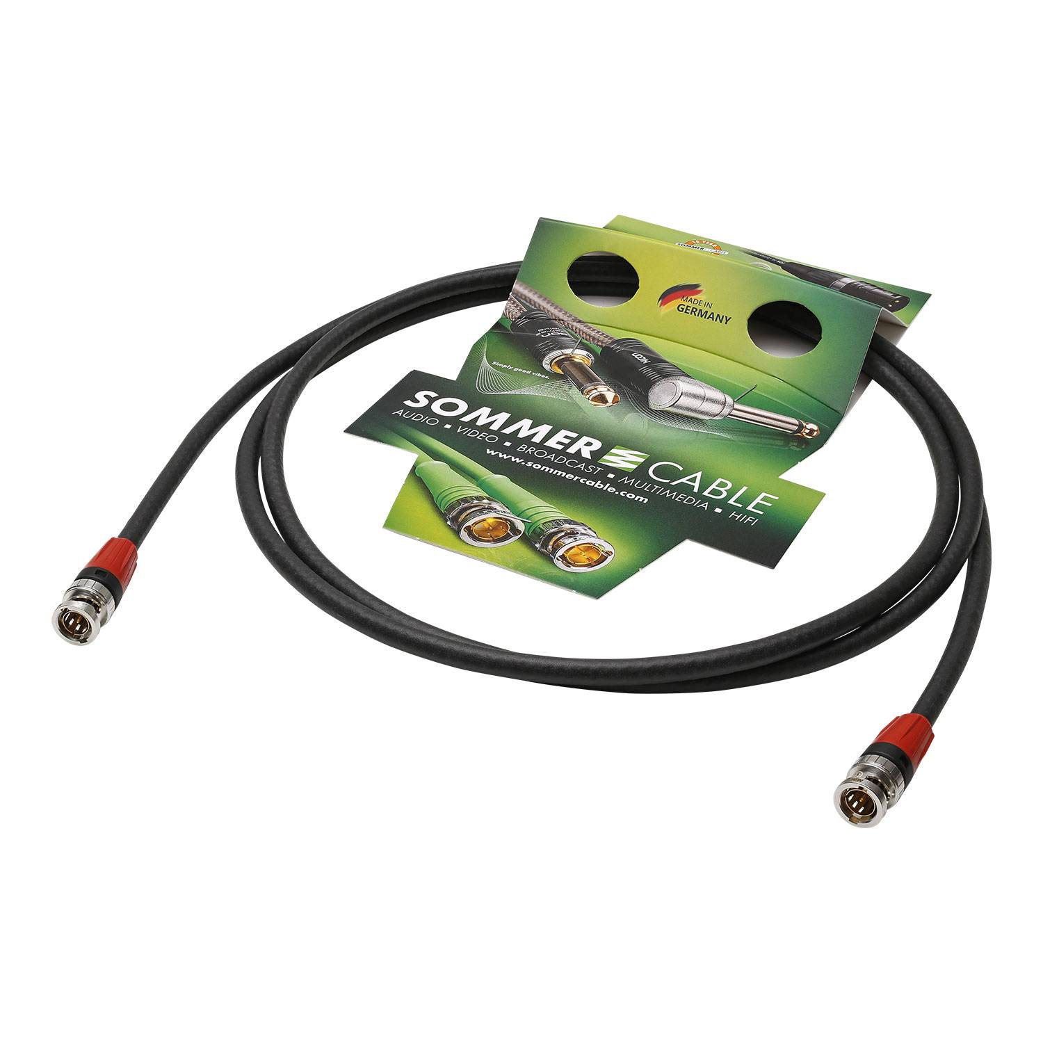 Video-Patchkabel 3G SC-Vector PLUS 1.2/4.8 DZ, 1 x 0,88 mm² | BNC / BNC, NEUTRIK®