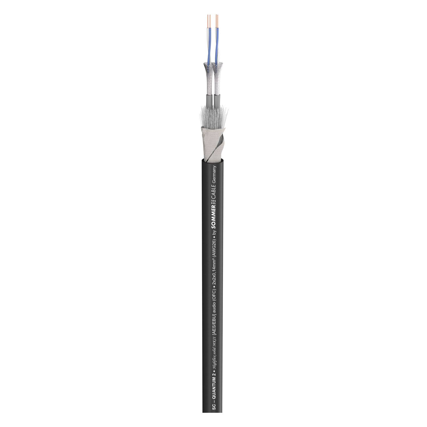 Multipair SC-Quantum QMC; S-PVC; schwarz | 2 x 0,14 mm² x Paarzahl