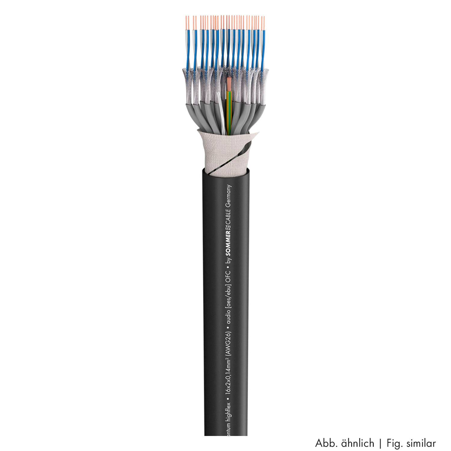 Multipair SC-Quantum QMC; S-PVC; schwarz | 2 x 0,14 mm² x Paarzahl