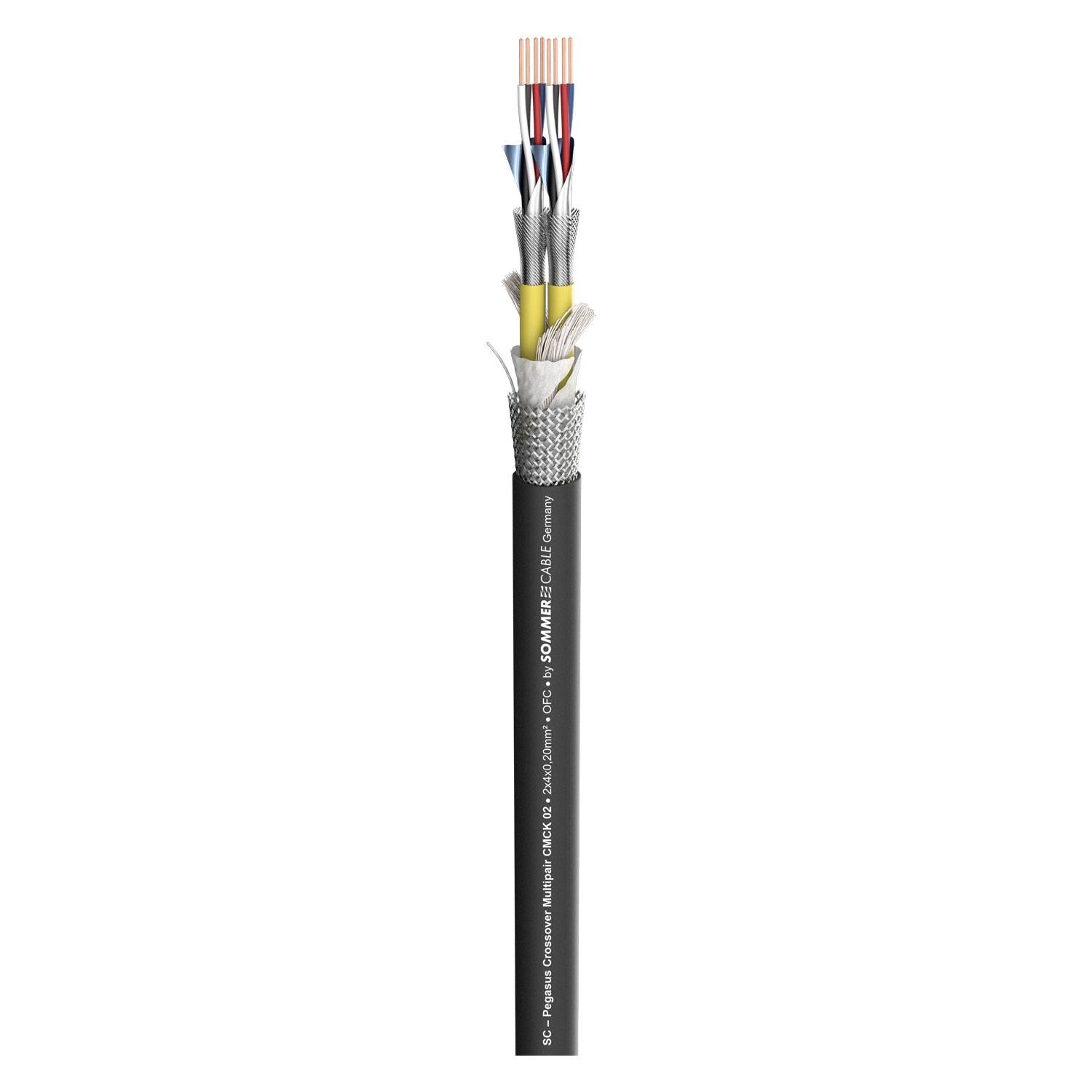 Multipair SC-Pegasus CMCK; S-PVC; schwarz | 4 x 0,20 mm² x Paarzahl