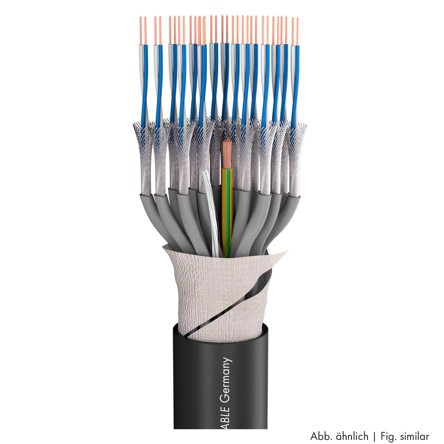 Multipair SC-Quantum QMC; S-PVC; schwarz | 2 x 0,14 mm² x Paarzahl