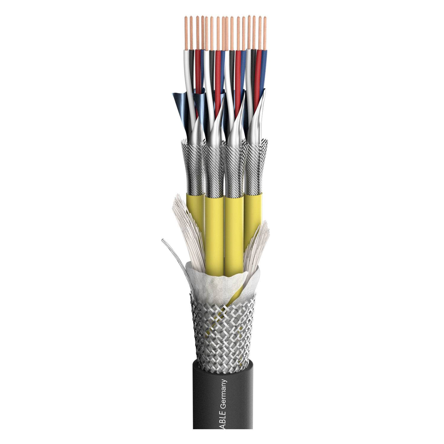Multipair SC-Pegasus CMCK; S-PVC; schwarz | 4 x 0,20 mm² x Paarzahl